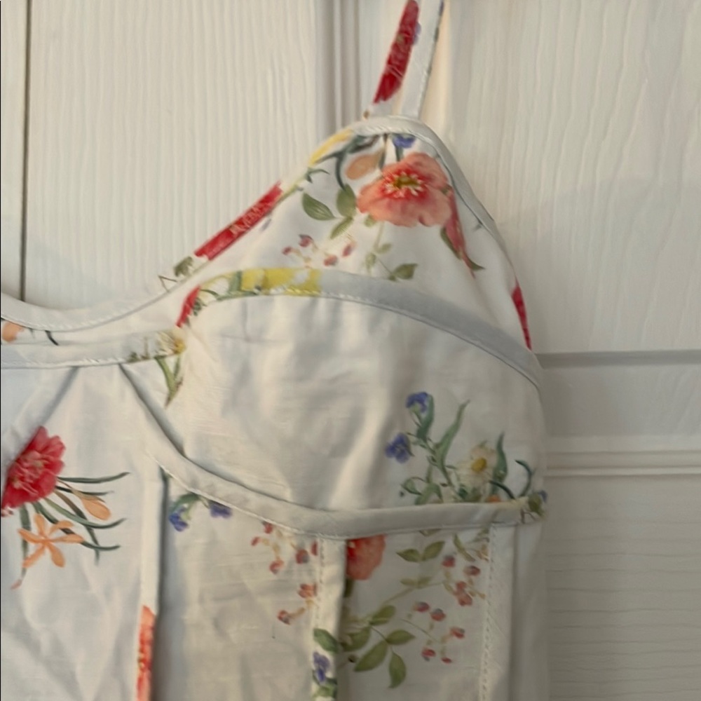 Hello Molly White Cream Mini Sundress #12 - Picture 4 of 6